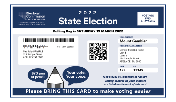 Image of the EasyVote Card and App